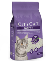 City Cat رمل للقطط برائحة اللافندر سيتي كات 10 لتر