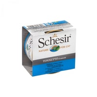 Schesir اكل رطب للقطط بالتونا وجبه طبيعية في الماء...