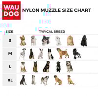 كمامة نايلون بتصميم افكادو للكلاب مقاس L