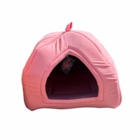 Petquatro كوخ وسرير مناسب للحيوانات الأليفة باللون...