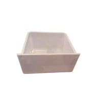 صحن لأقفاص الطيور - ابيض