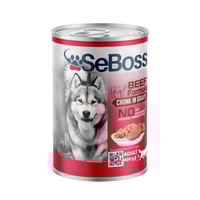 SeBoss طعام رطب عالي الجودة للكلاب البالغة بنكهة ل...
