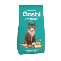 Gosbi اكل جاف للقطط المعقمة بالدجاج والسلمون 1.5 ك...