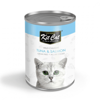 Kit cat معلبات للقطط البالغة والصغيرة بالتونا و ال...