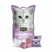 Kit Cat Yogurt مكافأة مجففة للقطط بالتوت 10*10 جرا...