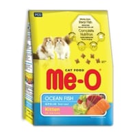 me-o أكل جاف للقطط الصغيرة بالسمك