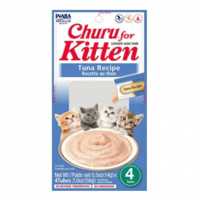 INABA مكافأة كريمية للقطط الصغيرة بالتونا 14×4 جرا...