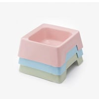 صحن اكل مربع للقطط والكلاب بألوان مختلفة