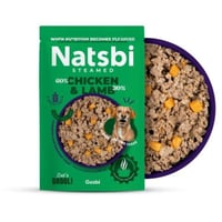 NATSBI اكل رطب للكلاب البالغة بالدجاج واللحم 500 ج...