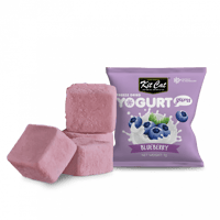 Kit Cat Yogurt مكافأة مجففة للقطط بالتوت 10*10 جرا...