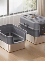 لتر بوكس ستانلس ستيل مغلق - حجم كبير