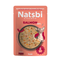 NATSBI اكل رطب للقطط البالغة بالسالمون 80 جم