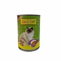 Lucy cat طعام رطب للقطط بالتونا 375 جرام