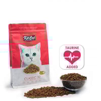 Kit Cat اكل جاف للقطط كلاسيك 32 مزود بالتورين ( 1....