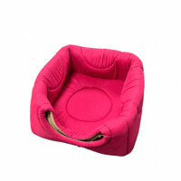 Petquatro بيت مناسب للحيوانات الأليفة باللون الأحم...