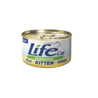 Life Cat لايف كات معلبات للقطط الصغيرة بالدجاج 85...