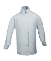 بلوزة بنات ازرق مقلم