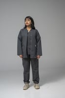 جكت طبي رمادي