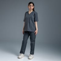 سكراب رمادي غامق طبي - نسائي