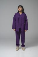 جكت طبي لون ليلكي