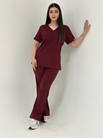 سكراب طبي لون عنابي - موديل رقم ٢