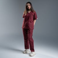 سكراب طبي لون عنابي