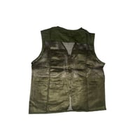 سديري شبك جاكيت زيتي