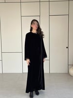 عباية شتوية أنيقة مع كلفة