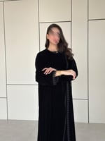 عباية شتوية أنيقة مع كلفة