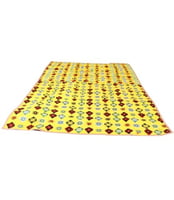 فرشة بر مبطن قماش سوري اصفر 2*3