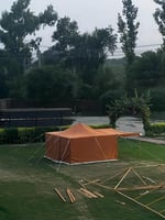خيمة المكشات السفرية عدة مقاسات