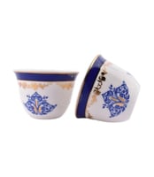 فنجان البادية ازرق ذهبي