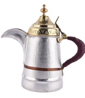 مفواح فضي غطاء ذهبي حب رمان صغير HEB