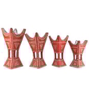 طقم مباخر ملون ع4