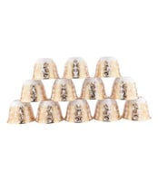 فنجان البادية مزخرف ذهبي كامل درزن+درزن مجاني