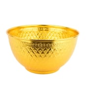 طاسة منقوش ذهبي مقاس 16