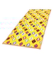 مدة (فرشة بر) مقاس 1*2م لباد اصفر