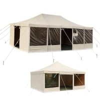 خيمة واجهة شفاف 30 ملي 3 غاط عدة مقاسات