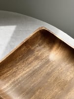 صحن تقديم خشب مربع