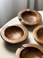 وعاء ديكور خشب التيك