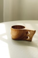 كوب خشب طبيعي 100٪