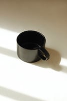 كوب سيراميك أسود 200 مل