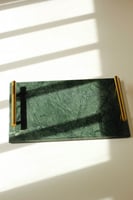 صينية ماربل أخضر