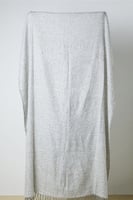 بطانية منسوجة - رمادي