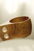 كوب خشب طبيعي 100٪