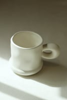 كوب سيراميك كريمي 300 مل