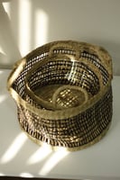 مجموعة سلال من القش البحري