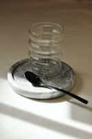 صينية تخزين رخامية مستديرة