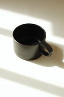 كوب سيراميك أسود 200 مل