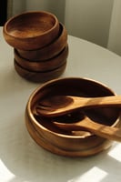 طقم تقديم خشبي